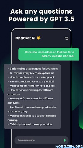 Chatbot AI – Ask AI anything v3.7.5 b375 [Premium] [Mod]